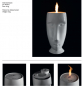 Preview: Artwork Moloco Standwaschbecken, Lampe und Bio-Ethanol-Feuerstelle