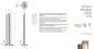 Preview: Caleido Designheizkörper Stilus double exklusiver Elektro-Standheizkörper mit LED-Beleuchtung