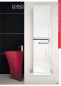 Preview: Carisa Designheizkörper Elvino Bath Spiegelheizkörper Badheizkörper Aluminiumheizkörper, modernes Design für Ihr Zuhause
