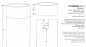 Preview: Cipi Cylinder eklusives Stand-Waschbecken aus Marmor