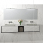 Preview: Canova Badmöbelset 11|211 cm Bianco Calacatta Gres von Euro Bagno