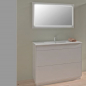 Preview: Madrid Badmöbelset 2|106 cm Bianco MATT von Euro Bagno