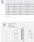 Preview: Graziano radiators City V Badheizkörper Handtuchheizkörper italienischer Designheizkörper, exklusives Design für Ihr Traumbad