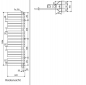 Preview: HSK Designheizkörper Yenga Raumteiler Handtuchheizkörper Badheizkörper mit Aussparungen für Handtücher