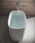 Preview: Idea Aqua Badewanne Disenia Loop freistehend aus CRISTALPLANT®