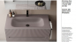 Preview: Idea Blob Badmöbelset Smyle 01 modernes und elegantes Badezimmer-Waschtisch-Set