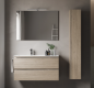 Preview: Idea Badmöbelset Blob System 01 exklusives und elegantes Badezimmer-Waschbecken-Set