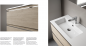 Preview: Idea Badmöbelset Blob System 01 exklusives und elegantes Badezimmer-Waschbecken-Set