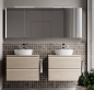 Preview: Idea Badmöbelset Blob System 07 exklusives und elegantes Badezimmer-Waschbecken-Set