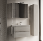 Preview: Idea Badmöbelset Blob System 08 exklusives und elegantes Badezimmer-Waschbecken-Set