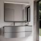 Preview: Idea Badmöbelset Form J8 exklusives und elegantes Badezimmer-Waschtisch-Set