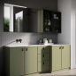 Preview: Idea Badmöbelset Form T12 exklusives und elegantes Badezimmer-Waschtisch-Set