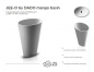 Preview: Jee-O Standwaschbecken mango basin Stand-Waschbecken