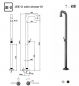 Preview: Jee-O Soho shower 01 freistehende Standdusche gegen Aufpreis mit Frostschutz