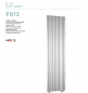 Preview: Margaroli Fil à Fil quadra Aluminium-Designheizkörper mit eckigen Elementen