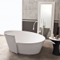 Preview: Mastella Anahita Design-Badewanne Cristalplant