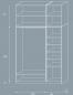 Preview: My Space 01 Schrank Kleiderschrank von Mastella Design
