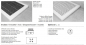 Preview: Moma Design Duschboard Shower List Duschwanne Wunschmaß Sonderanfertigung White Stonage Weiß matt
