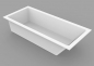 Preview: Moma Design Ivory Inca Einbau-Badewanne 1800 x 800 x 500 mm White Stonage Weiß matt