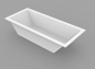 Preview: Moma Design Platinum Inca Einbau-Badewanne 1800 x 800 x 500 mm White Stonage Weiß matt