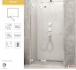 Preview: Radaway Arta 8 DWJ II Drehtür an Fixteil für Nische PUK Nieste