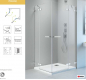 Preview: Radaway Arta 8 Eck-Duschkabine mit 2 Drehtüren an Fixteil PUK Nieste