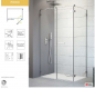 Preview: Radaway Arta 8 KDS II Eckdusche mit Pendeltür an Fixteil und 1 Seitenwand PUK Nieste