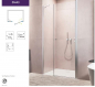 Preview: Radaway Eos DWS Nischentür Pendeltür Duschtür schwenkbar nach innen und außen an Fixteil PUK Naab