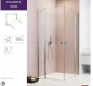 Preview: Radaway Eos KDD II Eck-Duschkabine Eckdusche Eckeinstieg 2 Drehtüren an Festteil PUK Naab