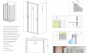Preview: Radaway Evo DW+S Duschkabine 3-teilige Schiebetür mit Seitenwand PUK Alvier