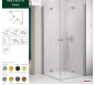 Preview: Radaway Nes KDD B Eckeinstieg Eck-Duschkabine mit Falttüren PUK Oder