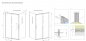 Preview: Radaway Premium Pro Eckdusche mit Schiebetür und Seitenwand PUK Alvier Pro