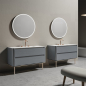 Preview: Rubicer Badmöbelset Gorgeous 120, exklusives und elegantes Badezimmer-Waschbecken-Set