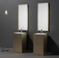 Preview: Rubicer Standwaschbecken Gold matt RSLINGOTE4585GLD Solid Surface