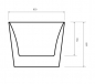 Preview: Rubicer Sublime freistehende Acryl-Badewanne Weiß RBA6612SUBWGL/M