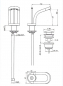 Preview: Treemme Philo 7020 Armatur für Bidet