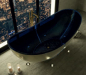 Preview: Sicis Elisyan Shellis Gold freistehende Badewanne - exklusives Design aus Italien