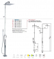 Preview: Treemme X-Change Standdusche RWIT 7762 mit Handbrause und Regenbrause