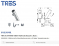 Preview: Tres elektronischer Wasserhahn Anti-Covid Waschbecken-Armatur mit Infrarotsensor 39210391