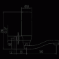 Preview: Tres elektronischer Wasserhahn Trestronic Anti-Covid Waschbecken-Armatur mit Infrarotsensor 09217101