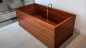 Preview: Unique Wood Design Holzbadewanne Puari-Gaia freistehende Badewanne aus Holz UWD