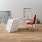 Preview: ZAD Italy Adamantx® Milano Schreibtisch für Büro, Arbeitszimmer und Homeoffice, italienisches Luxus-Design für Ihr Zuhause