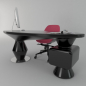 Preview: ZAD Italy Adamantx® StoneHenge Schreibtisch für Büro, Arbeitszimmer und Homeoffice, italienisches Luxus-Design für Ihr Zuhause