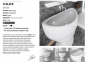 Preview: ZAD Italy Adamantx® Standwaschbecken Calice Säulen-Waschtisch Standmontage, italienisches Luxus-Design für Ihr Traumbad
