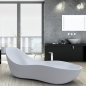 Preview: ZAD Italy Adamantx® freistehende ergonomische Badewanne Wave, italienisches Luxus-Design für Ihr Traumbad