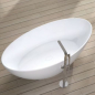 Preview: Rubicer Egg Design-Badewanne Steinstaub/Kunstharz