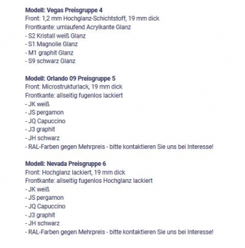Pur Badmöbel-Set Vegas 1 von Nolff