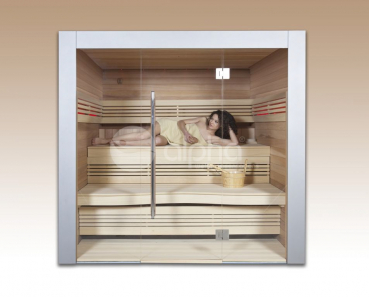 Alpha Industries Wellness Sensations Sauna Intens Saunakabine für 6-8 Personen, Design für Ihren Wellnessbereich