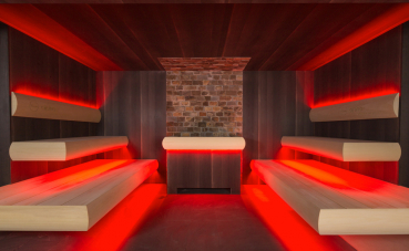 Alpha Industries Wellness Sensations Sauna Noblezza Saunakabine für 8-10 Personen, Design für Ihren Wellnessbereich