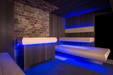 Alpha Industries Wellness Sensations Sauna Noblezza Saunakabine für 8-10 Personen, Design für Ihren Wellnessbereich